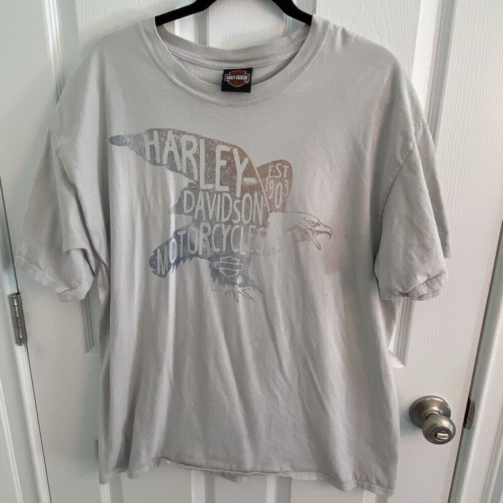Harley Davidson T Shirt Mens XL Screw It Lets Ride Motorcycle eagle cox’s Nc